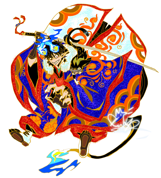 Rin Okumura- Blue Excorcist XL 