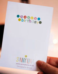 Image 2 of Dotty Dots Happy Birthday Cards