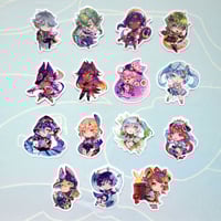 Image 1 of Genshin Impact 2in Stickers: Vol 2-4
