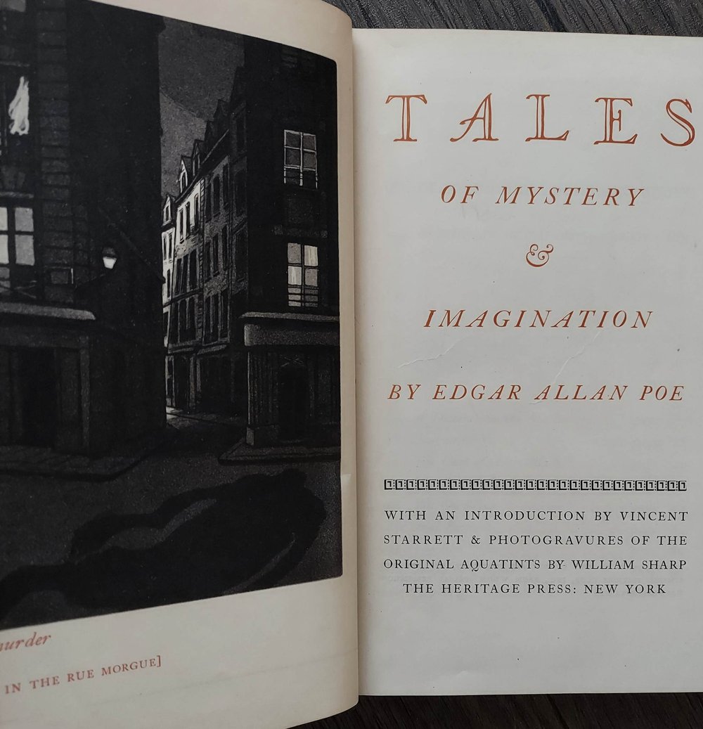 Tales of Mystery and Imagination, by Edgar Allan Poe - 1941 Heritage Press