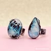 Twilight’s Edge Moonstone & Black Tourmaline Ring