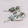 Butterfly Blossoms Silver Earrings