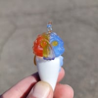 Image 5 of Frosty Skull Snow Cone Pendant Collab with Renne Patula