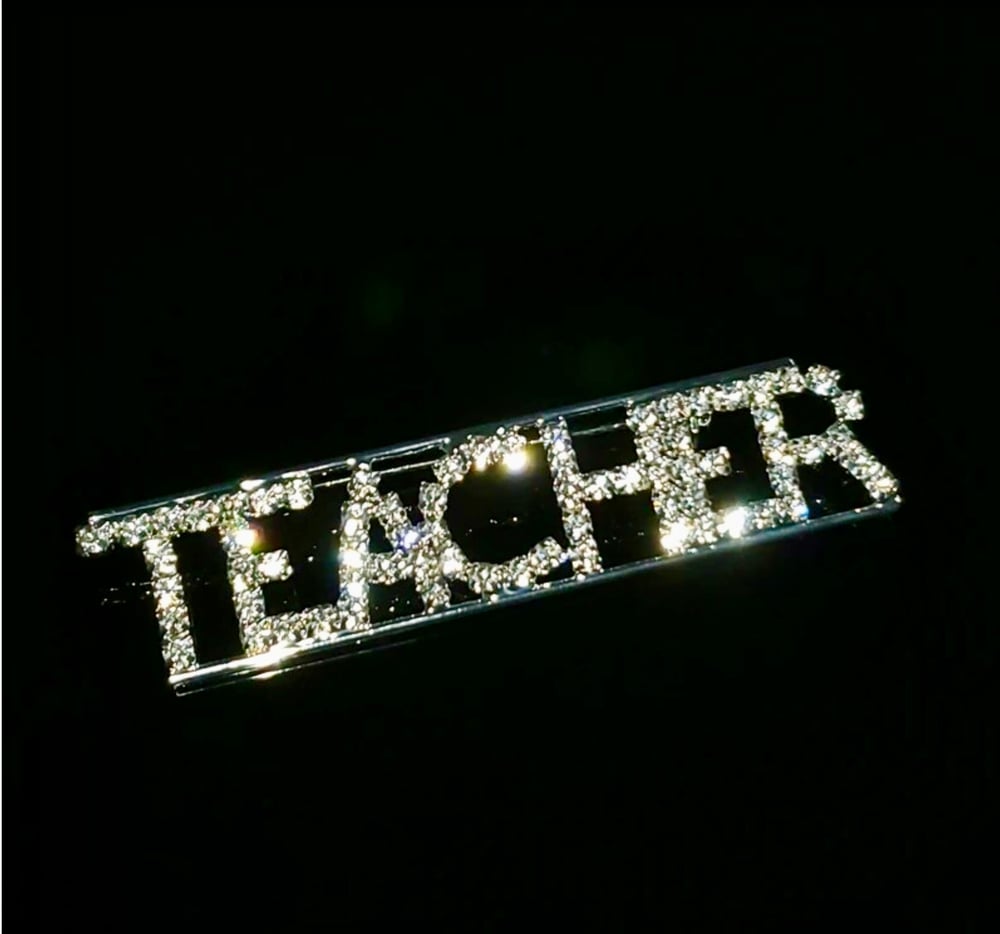 Image of Teacher Crystal Brooch