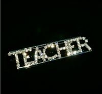 Teacher Crystal Brooch