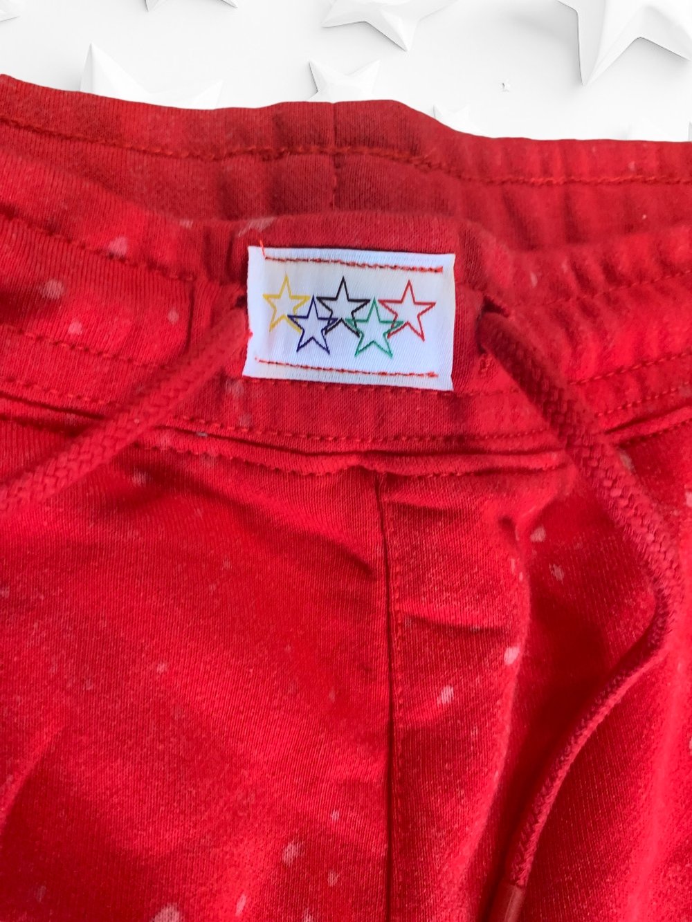 Red Paisley Galaxy Shorts