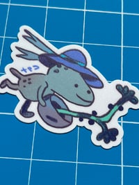 Image 1 of Blue Pot Goblin Sticker