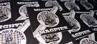 Image 2 of Pack of 25 7x7cm Newcastle. Mighty Magpies Football/Ultras Stickers.