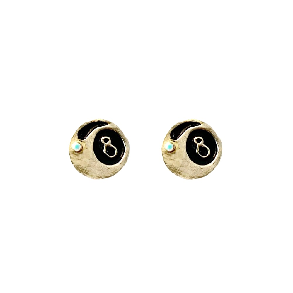 Image of Magic 8 Ball Earrings