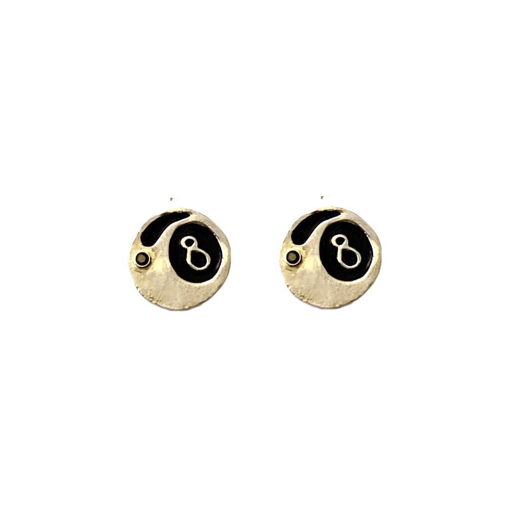 Image of Magic 8 Ball Earrings