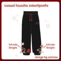 Image 2 of Kazuha Sweatpants (Black)