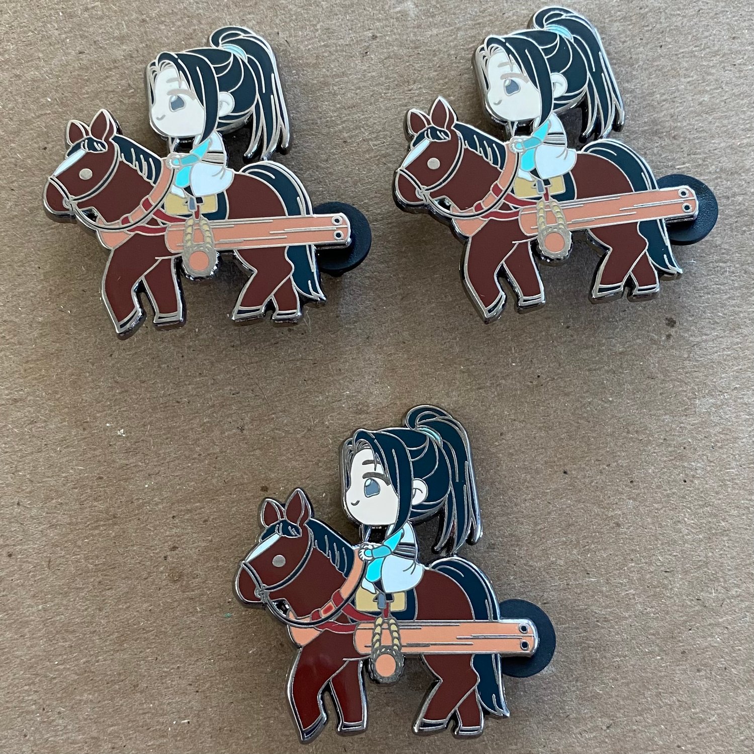 SVSSS Horse Carriage Enamel Pin [IN HANDS]