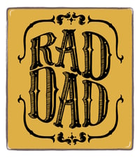 Image 2 of Rad Dad Silver Eco Metal Pin
