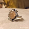 Venus Lair Rose Quartz and Opal Ring