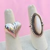 Rose Water Vintage Pink Mother of Pearl Ring