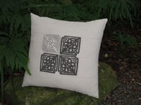 Image 1 of Pā o te Hā cushion in linen