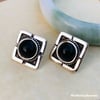 Black Crow Vintage Onyx Earrings