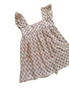 late 1960s India import cotton hand blocked batik flutter sleeve Birkin mini