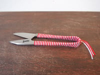 Image 3 of Japanese Thread Snips with red tassel.