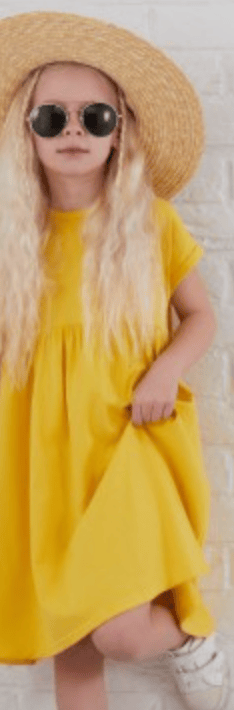 Image of Sunshine & Seashells - Yellow Dress 