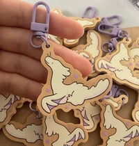 Image 2 of Wooden keychain dragon 
