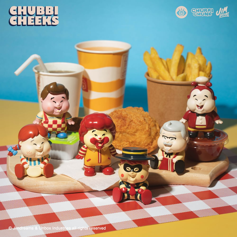 Image of CHUBBI CHUNK FAST FOOD FRIENDS VINTAGE EDITION (TRAY)