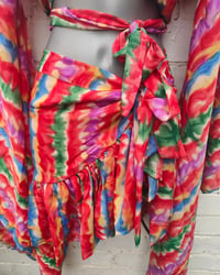 Image 3 of Tulum co ord frill skirt set RAINBOW 🌈