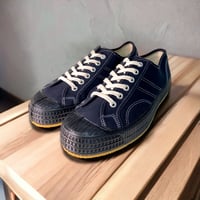 Image 1 of VEGANCRAFT vintage lo top black sneaker shoes made in Slovakia 