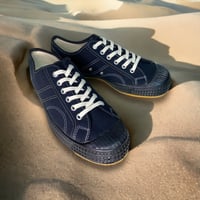 Image 2 of VEGANCRAFT vintage lo top black sneaker shoes made in Slovakia 