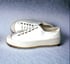 VEGANCRAFT vintage white canvas lo top sneaker shoes made in Slovakia  Image 3