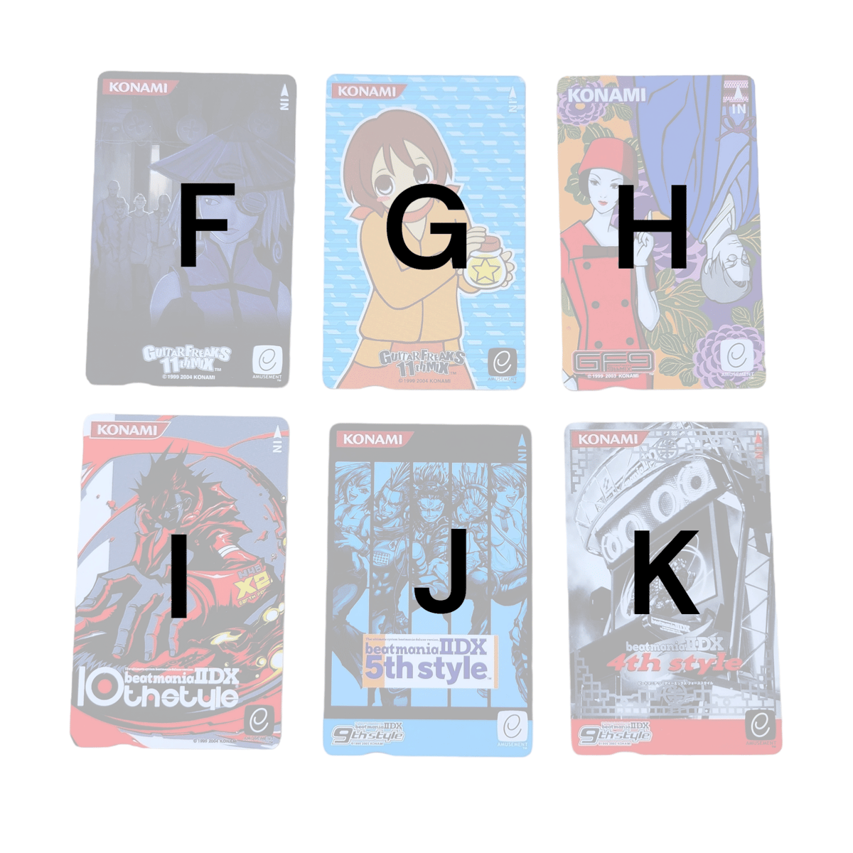 bemani e-amusement cards [SWIPE ONLY] | Anne Hero