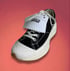 Touch ground trunk sole black canvas sneaker shoes  Image 2