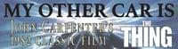 John Carpenter's 1982 Classic Film THE THING Bumper Sticker