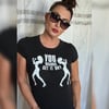 Worn You Wanna Get It On Fight Chix T-Shirt + Free Signed 8X10