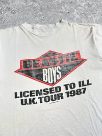 Image 4 of *Rare* Beastie Boys 1987 ‘License To Ill’ UK Tour White T-Shirt