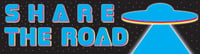 Share the road Bumper Sticker