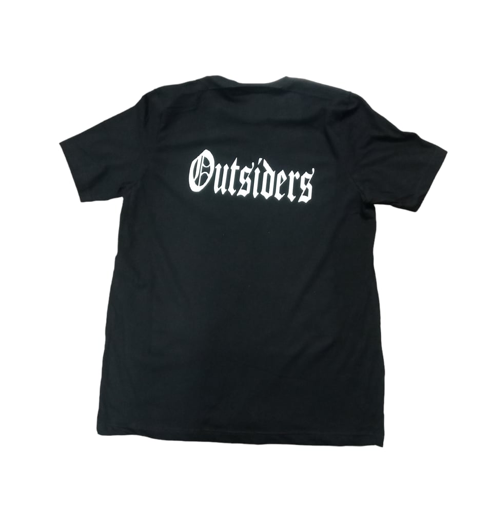 Image of Rebel Outsiders Reverse " Black " Shirt 