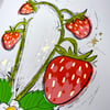 Strawberry Layered Print