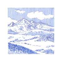 Looking to the Mountains - Fine Art Print
