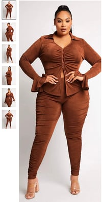 Brown Legging Set