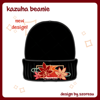 Image 2 of Kazuha Beanie (Black)