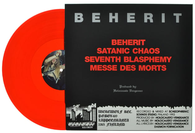 BEHERIT - MESSE DES MORTS (12" MLP on RED VINYL)