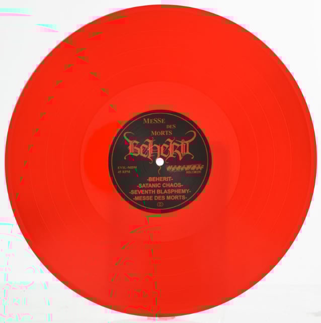 BEHERIT - MESSE DES MORTS (12" MLP on RED VINYL)
