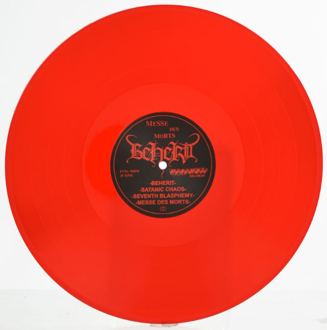 BEHERIT - MESSE DES MORTS (12" MLP on RED VINYL)