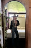 late 1960s hand embroidered black metallic HENDRIX Turkish dream jacket