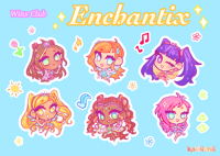 Winx Enchantix Sticker Sheet