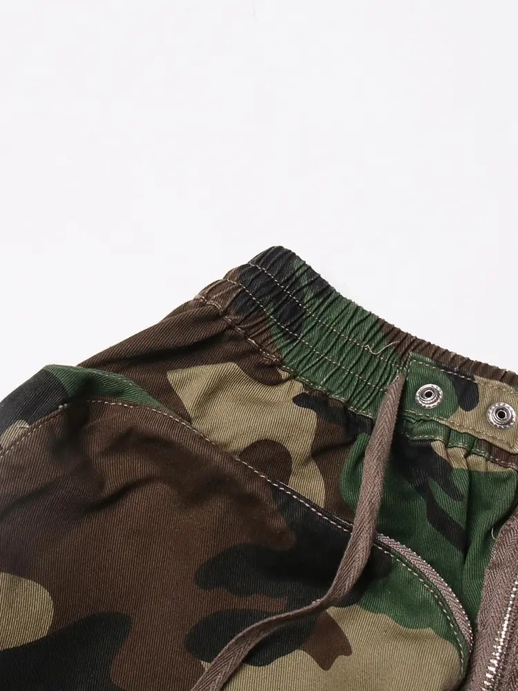 Image of Camouflage Cargo Skirt 