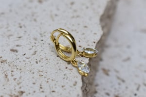 Image of APRIL EARRINGS...CZ