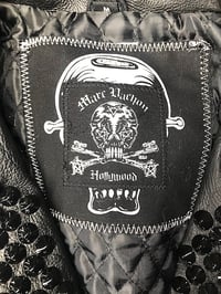 Image 4 of Marc Vachon Custom Keybone Leather Jacket Black Diamonds! 