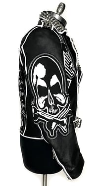 Image 3 of Marc Vachon Custom EvilEyes Monogram Leather Jacket